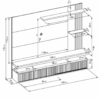 Mueble de tv Maragogi Off White de MDP