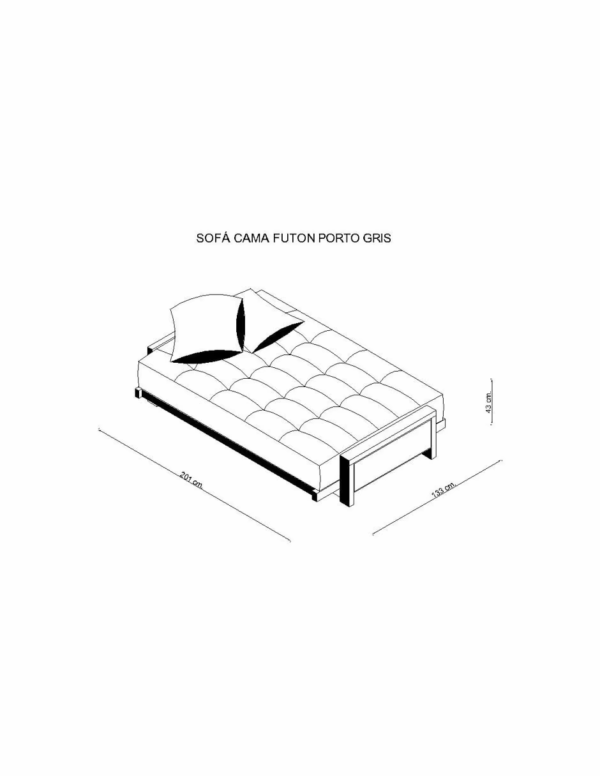 Sofá cama Porto